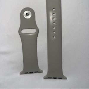 Grey Silicone Watch Band for Apple Watch 42mm
